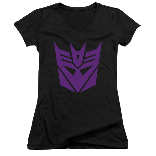 Image for Transformers Girls V Neck T-Shirt - Decepticon