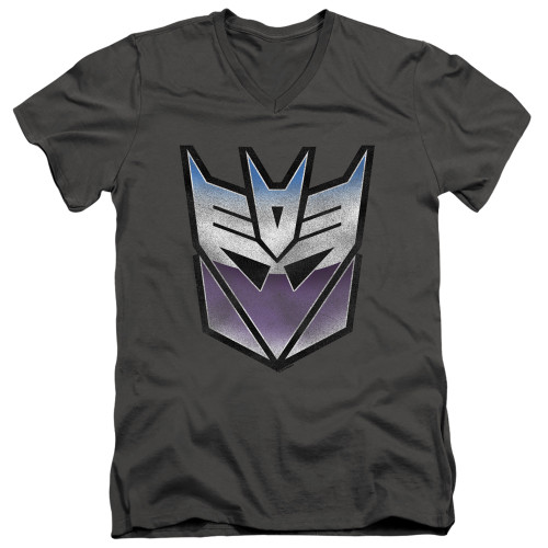 Image for Transformers T-Shirt - V Neck - Vintage Decepticon Logo