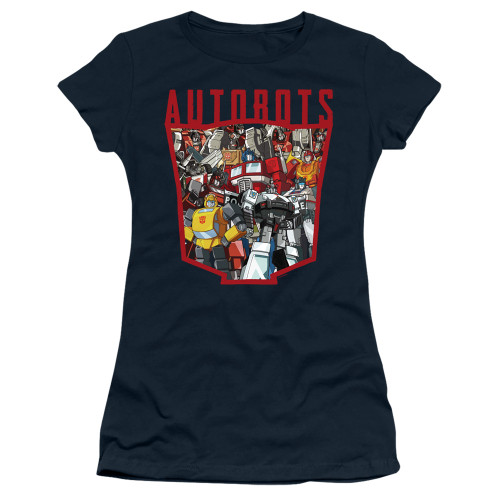 Image for Transformers Girls T-Shirt - Autobot Collage