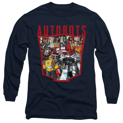 Image for Transformers Long Sleeve T-Shirt - Autobot Collage