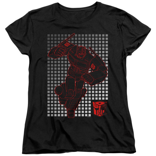 Image for Transformers Woman's T-Shirt - Optimus Grid