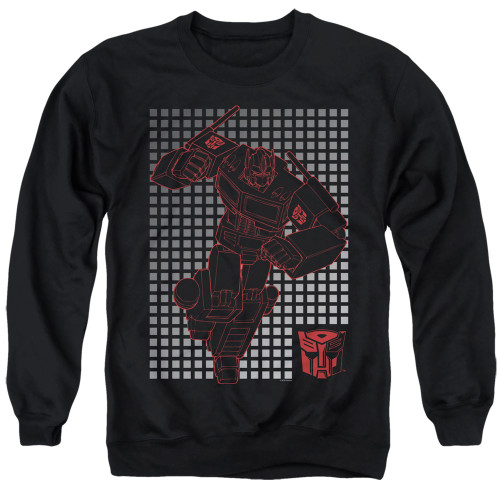 Image for Transformers Crewneck - Optimus Grid