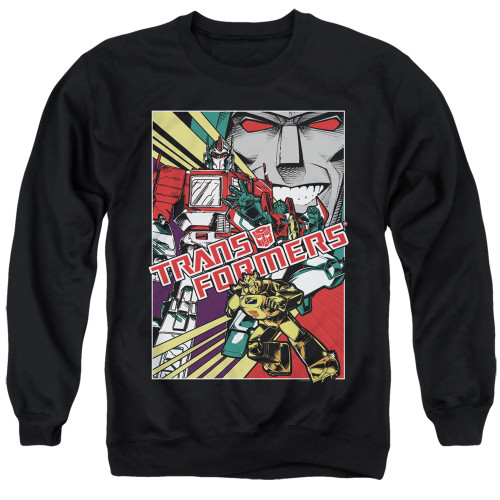 Image for Transformers Crewneck - Comic Poster