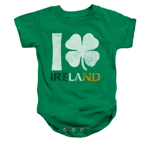 Saint Patricks Day Baby Creeper - I Love Ireland