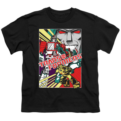 Image for Transformers Youth T-Shirt - Comic Poster