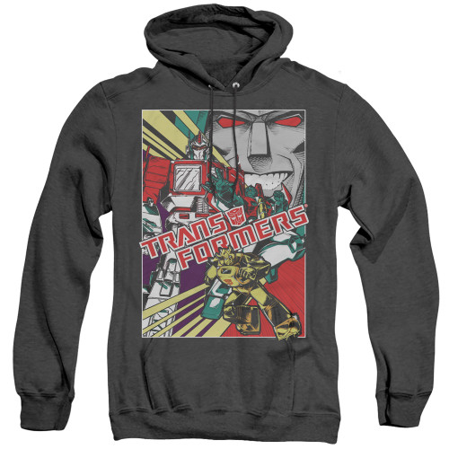 Image for Transformers Heather Hoodie - Comic Poster
