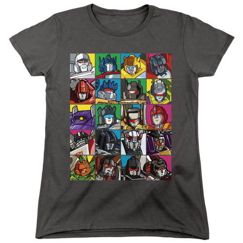 Image for Transformers Woman's T-Shirt - Transformers Squares