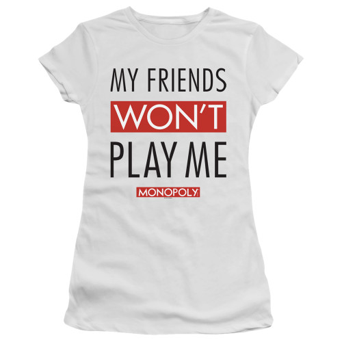 Image for Monopoly Girls T-Shirt - My Friends Won't Play With Me