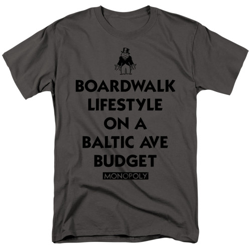 Image for Monopoly T-Shirt - Lifestyle vs Budget