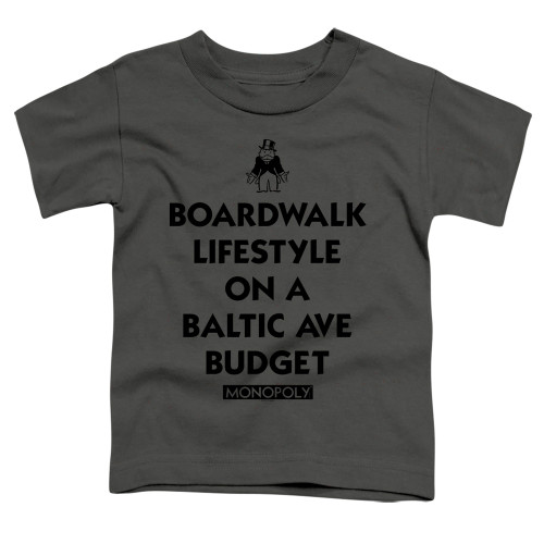 Image for Monopoly Toddler T-Shirt - Lifestyle vs Budget