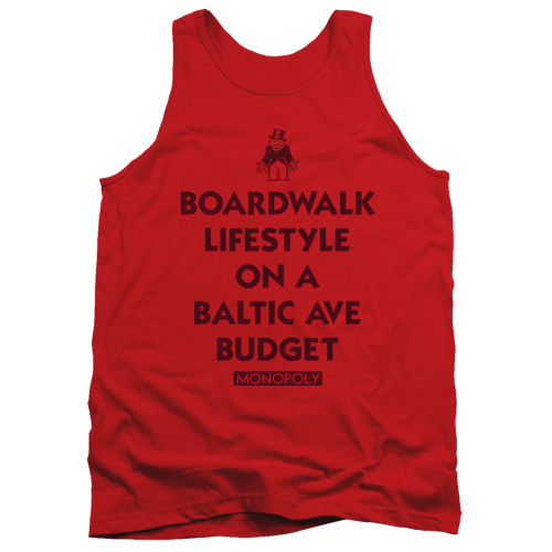 Image for Monopoly Tank Top - Lifestyle versus Budget