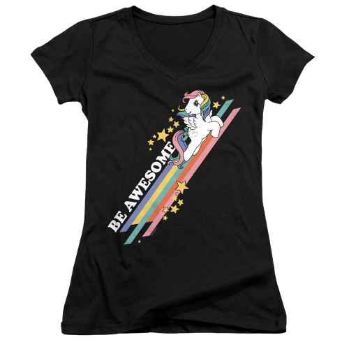 Image for My Little Pony Girls V Neck T-Shirt - Retro Be Awesome