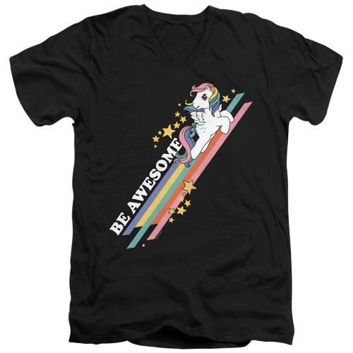 Image for My Little Pony T-Shirt - V Neck - Retro Be Awesome