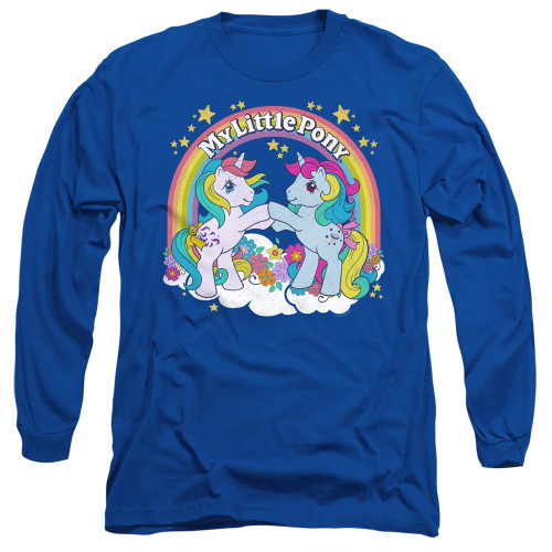 Image for My Little Pony Long Sleeve T-Shirt - Retro Unicorn Fist Bump