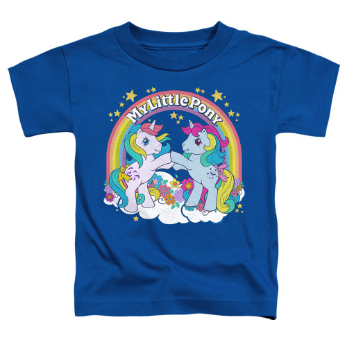 Image for My Little Pony Toddler T-Shirt - Retro Unicorn Fist Bump