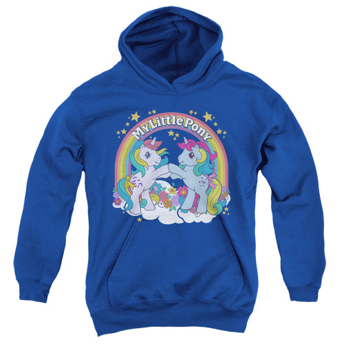 Image for My Little Pony Youth Hoodie - Retro Unicorn Fist Bump