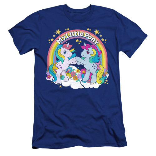 Image for My Little Pony Premium Canvas Premium Shirt - Retro Unicorn Fist Bump