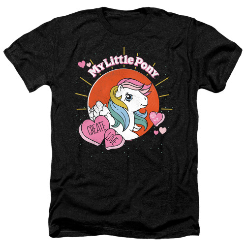 Image for My Little Pony Heather T-Shirt - Retro Create Love