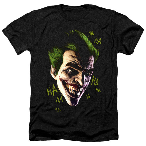 Image for Batman Heather T-Shirt - Joker Grim