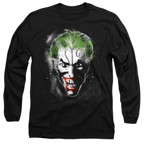 Image for Batman Long Sleeve T-Shirt - Joker Face of Madness