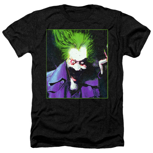 Image for Batman Heather T-Shirt - Joker Arkham Asylum