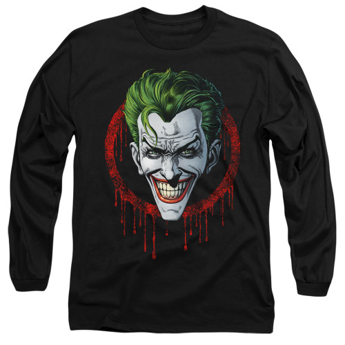 Image for Batman Long Sleeve T-Shirt - Joker Drip