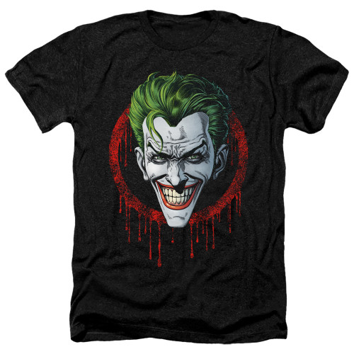 Image for Batman Heather T-Shirt - Joker Drip