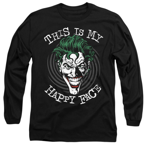 Image for Batman Long Sleeve T-Shirt - Joker Maniacal Spiral