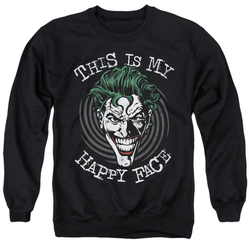 Image for Batman Crewneck - Joker Maniacal Spiral