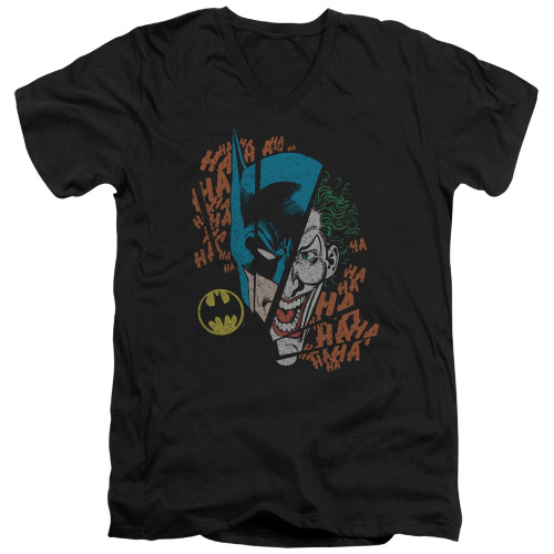 Image for Batman T-Shirt - V Neck - Joker Broken Visage