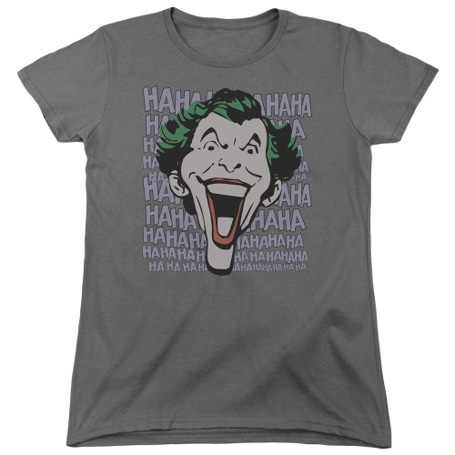 Image for Batman Womans T-Shirt - Joker Dastardly Merriment
