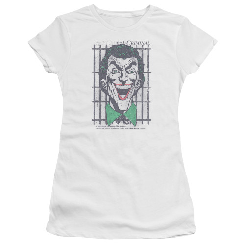 Image for Batman Girls T-Shirt - Joker Criminal
