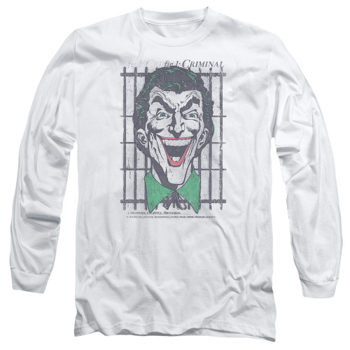 Image for Batman Long Sleeve T-Shirt - Joker Criminal