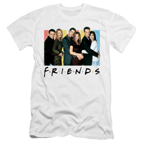 Image for Friends Premium Canvas Premium Shirt - Cast Logo