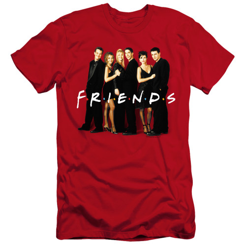Image for Friends Premium Canvas Premium Shirt - Cast in Red