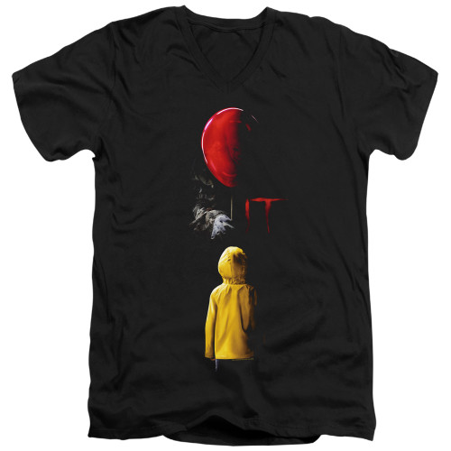 Image for It V Neck T-Shirt - Red Balloon