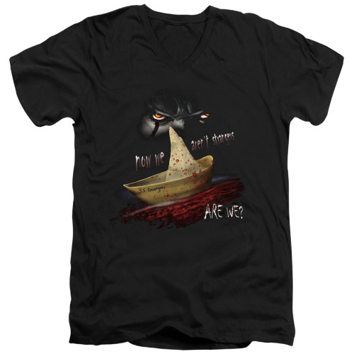 Image for It V Neck T-Shirt - Now We Aren't Strangers