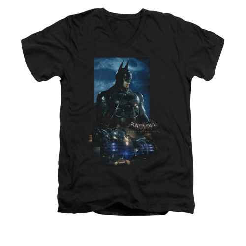 Batman Arkham Knight V-Neck T-Shirt Batmobile
