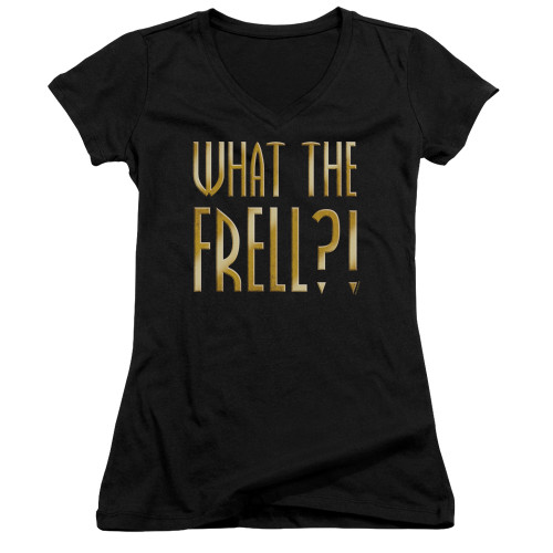 Image for Farscape Girls V Neck - What the Frell