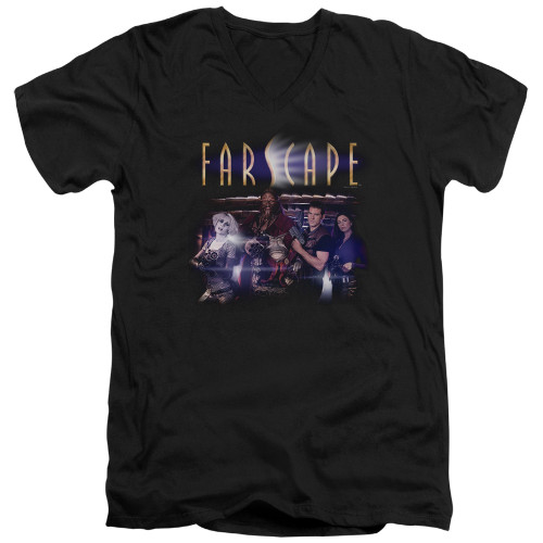 Image for Farscape V Neck T-Shirt - Flarescape