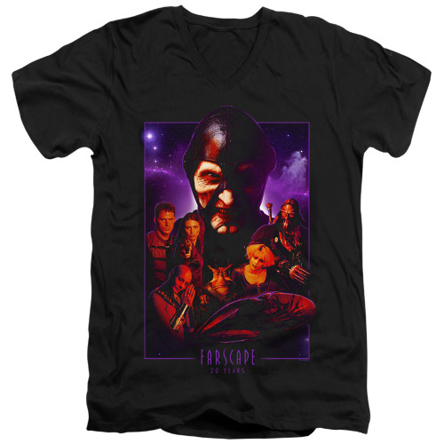 Image for Farscape V Neck T-Shirt - 20 Years Collage