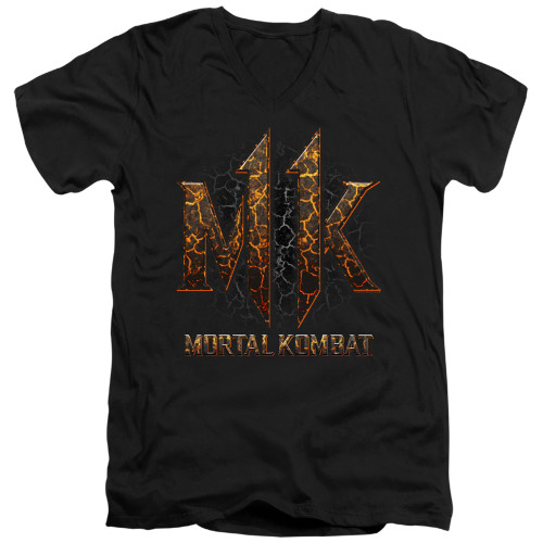 Image for Mortal Kombat XI V-Neck T-Shirt - MK11 Lava
