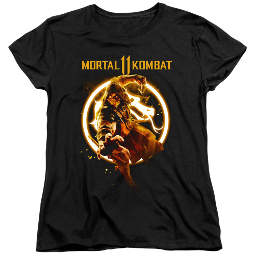 Image for Mortal Kombat XI Woman's T-Shirt - Scorpion Flames