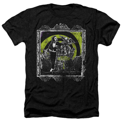 Image for Beetlejuice Heather T-Shirt - Here Lies