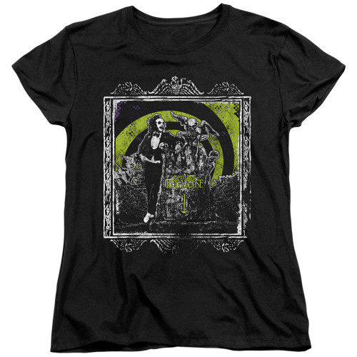 Image for Beetlejuice Womans T-Shirt - Here Lies