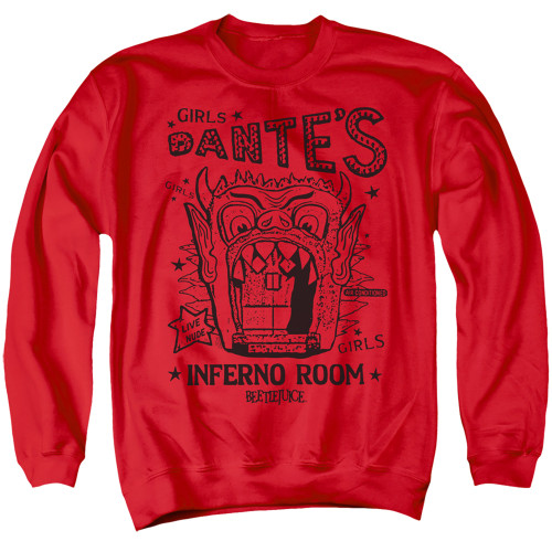 Image for Beetlejuice Crewneck - Dante's Inferno Room