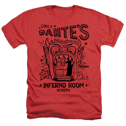 Image for Beetlejuice Heather T-Shirt - Dante's Inferno Room