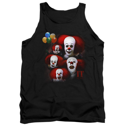 Image for It Tank Top - 1990 Many Faces of Pennywise