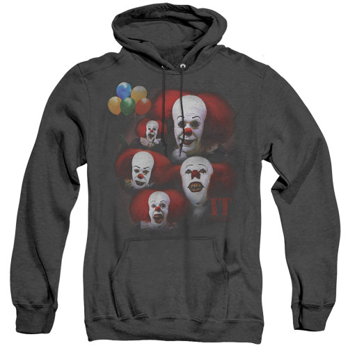 Image for It Heather Hoodie - 1990 Many Faces of Pennywise