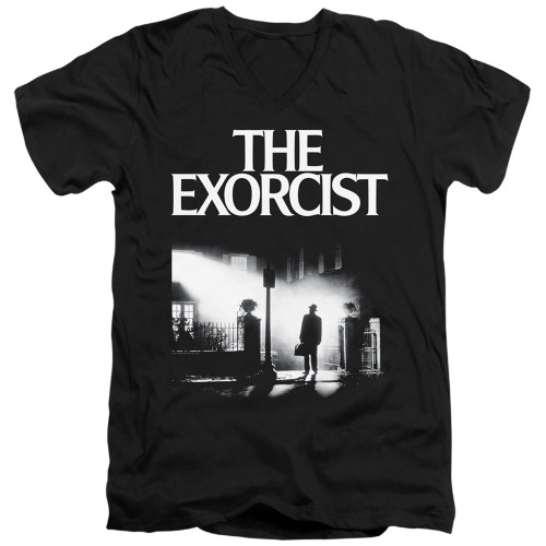 Image for The Exorcist V Neck T-Shirt - Poster